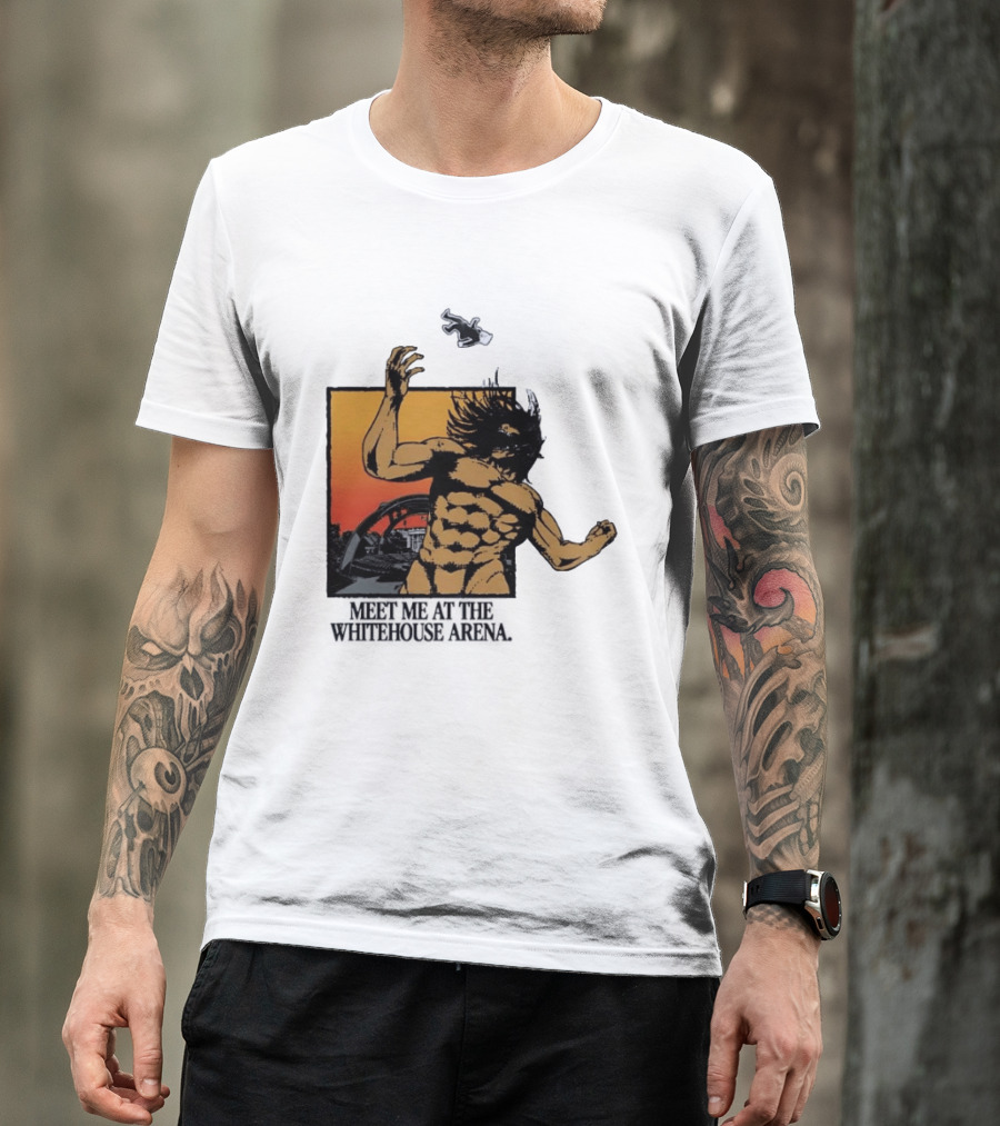 Meet Me At The Whitehouse Arena Attack On Titan Giant T-Shirt