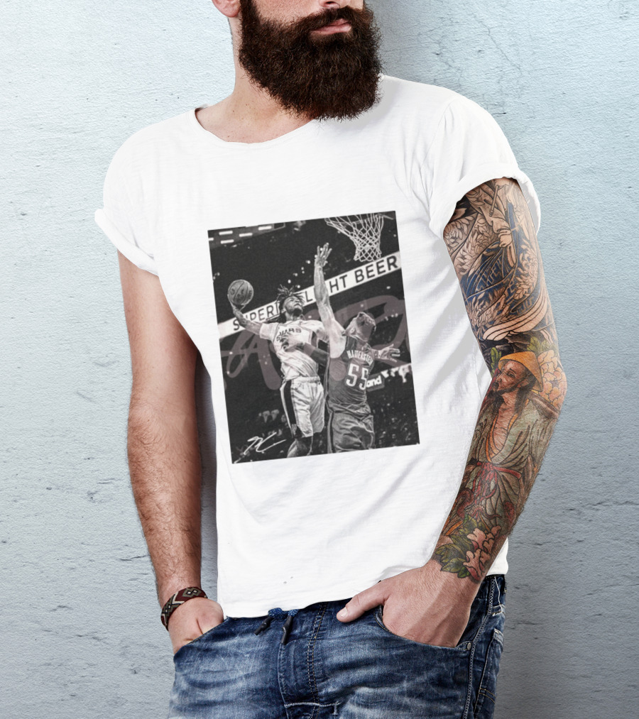 San Antonio Spurs Basketball Hartenstein 55 Player Action Photo Sport Superior Light Beer T-Shirt