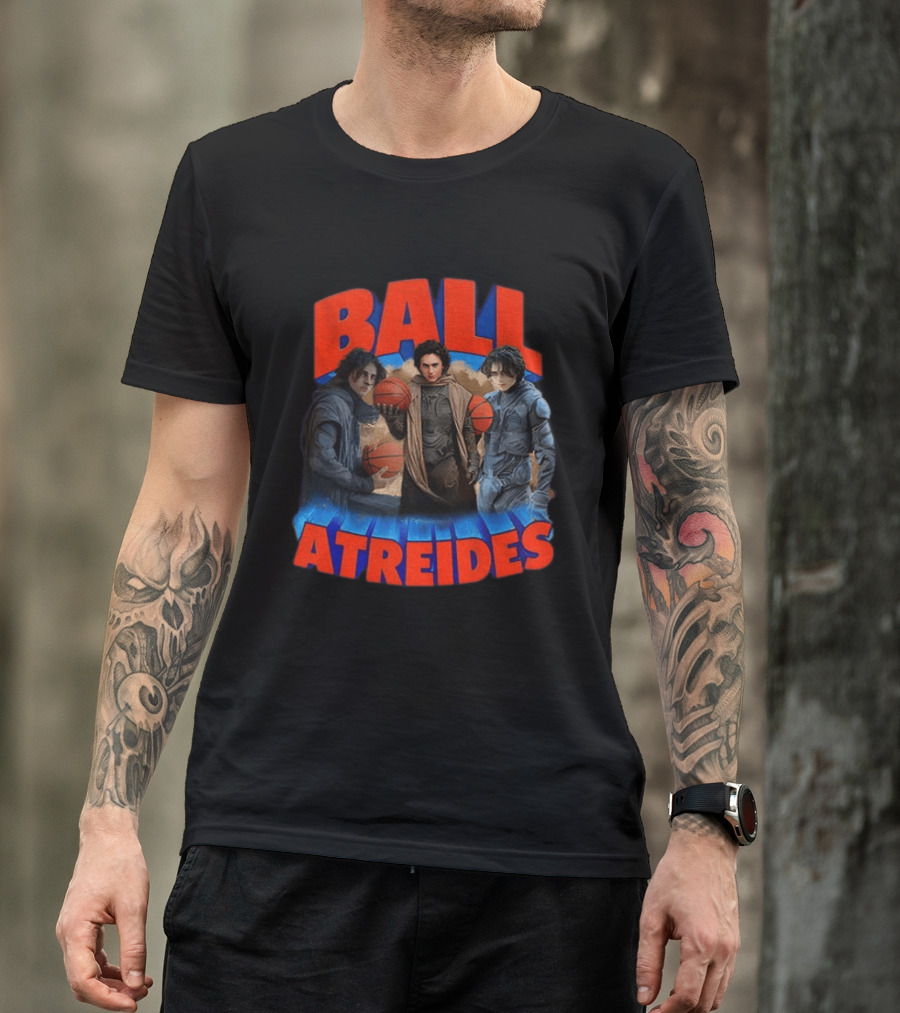 Ball Atreides Dune Timothée Chalamet New York Knicks Basketball NBA T-Shirt