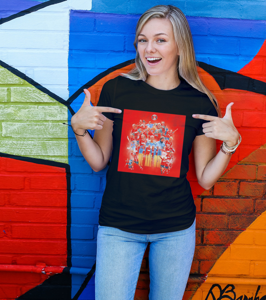 Charlton Athletic Women We Are WSL Team Celebration Montage T-Shirt