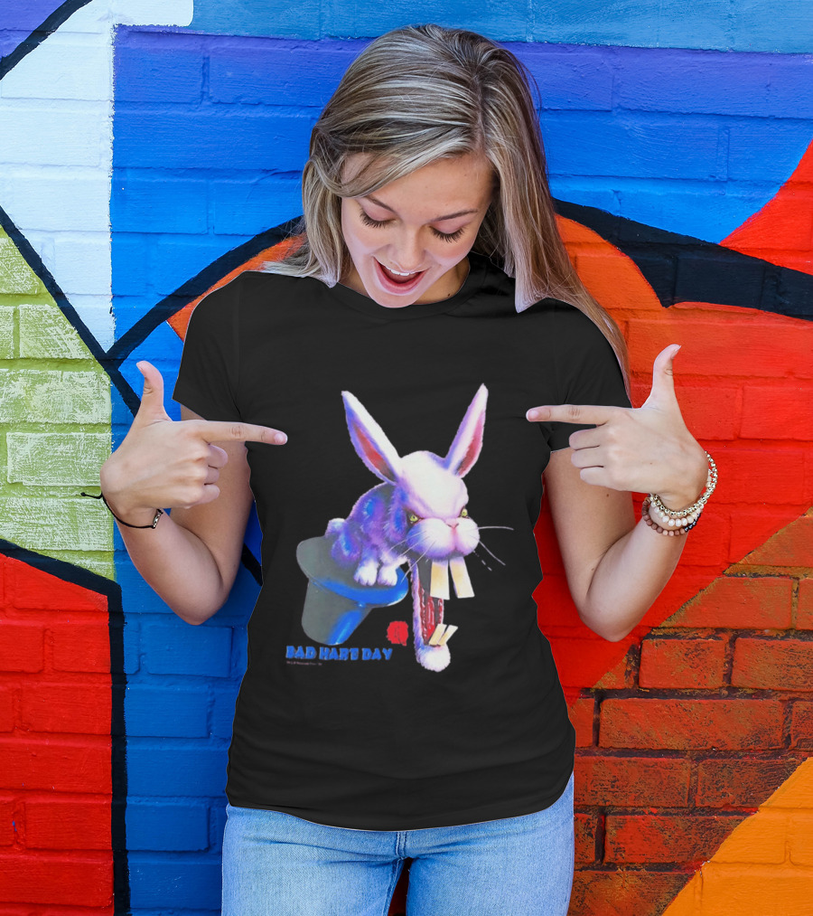 Goosebumps Bad Hare Day Evil Rabbit In Hat T-Shirt