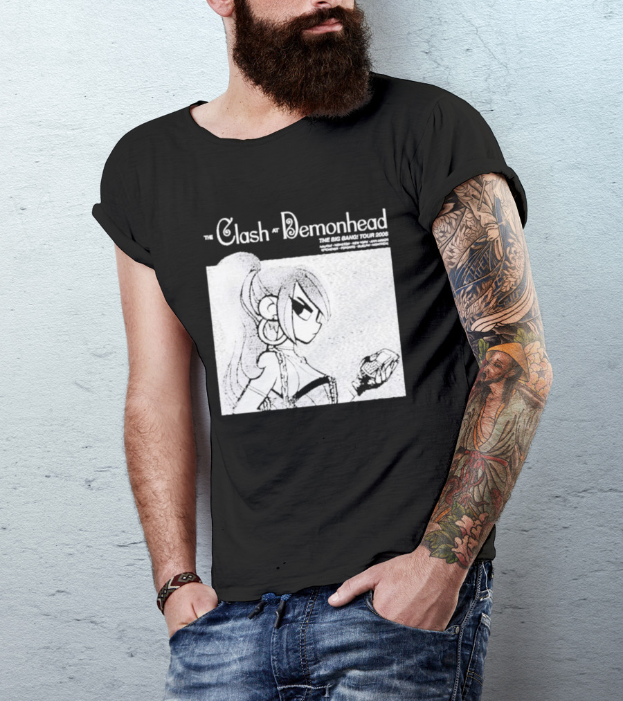 The Clash At Demonhead Tour 2006 Scott Pilgrim Vol 3 Infinite Sadness 20th Anniversary T-Shirt