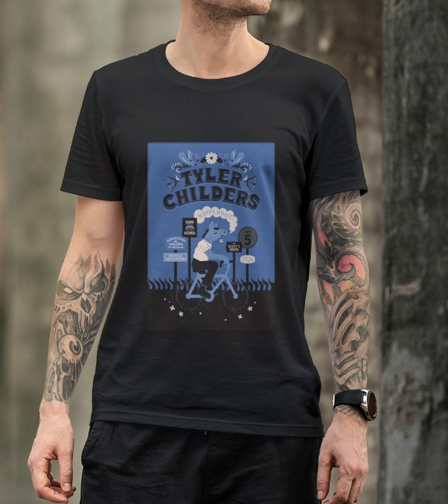 Tyler Childers Snipe Hunt Live At Bon Secours Wellness Arena Greenville June 5 2026 T-Shirt