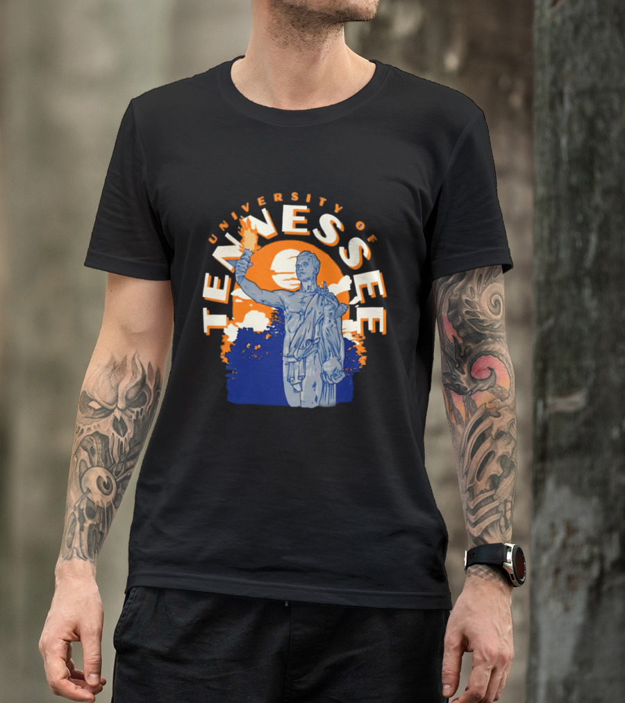 University Of Tennessee Torchbearer Sunset Scene T-Shirt