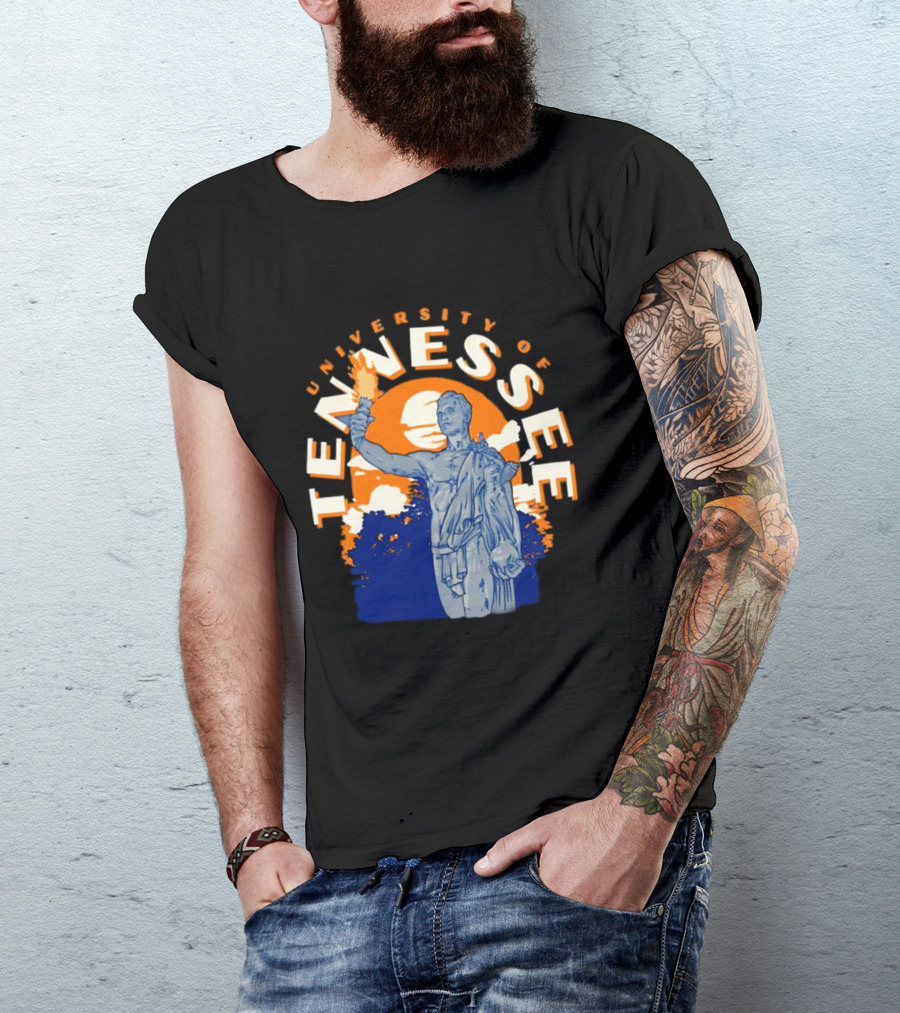 University Of Tennessee Torchbearer Sunset Scene T-Shirt