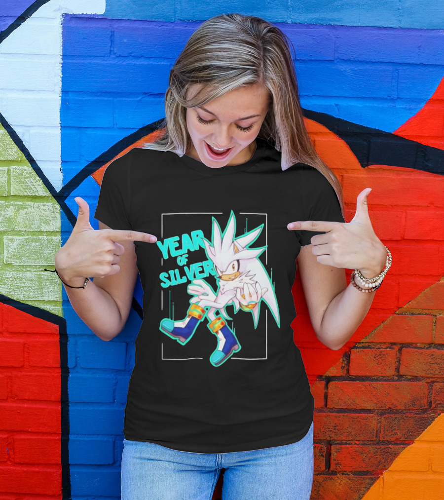 Year Of Silver Hedgehog Classic Character T-Shirt