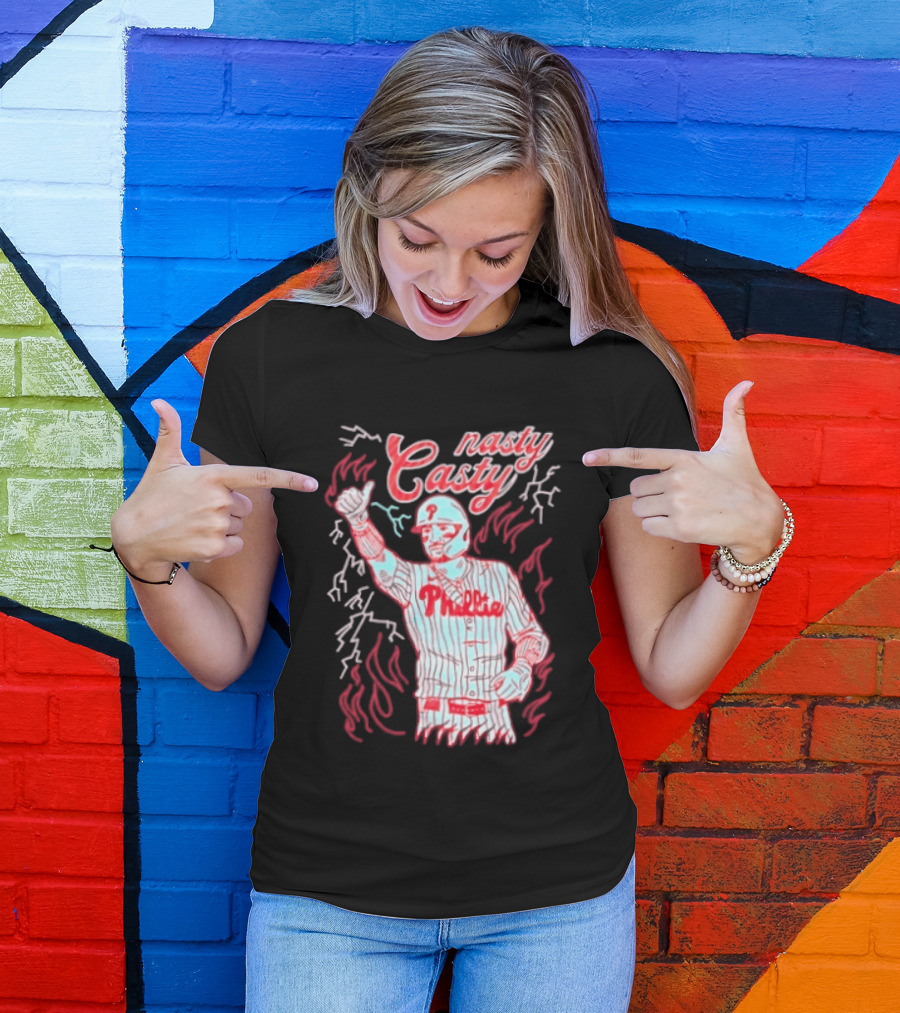 Nasty Casty Philadelphia Phillies Bryce Harper T-Shirt
