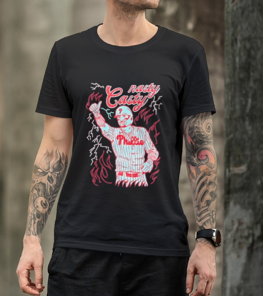 Nasty Casty Philadelphia Phillies Bryce Harper T-Shirt