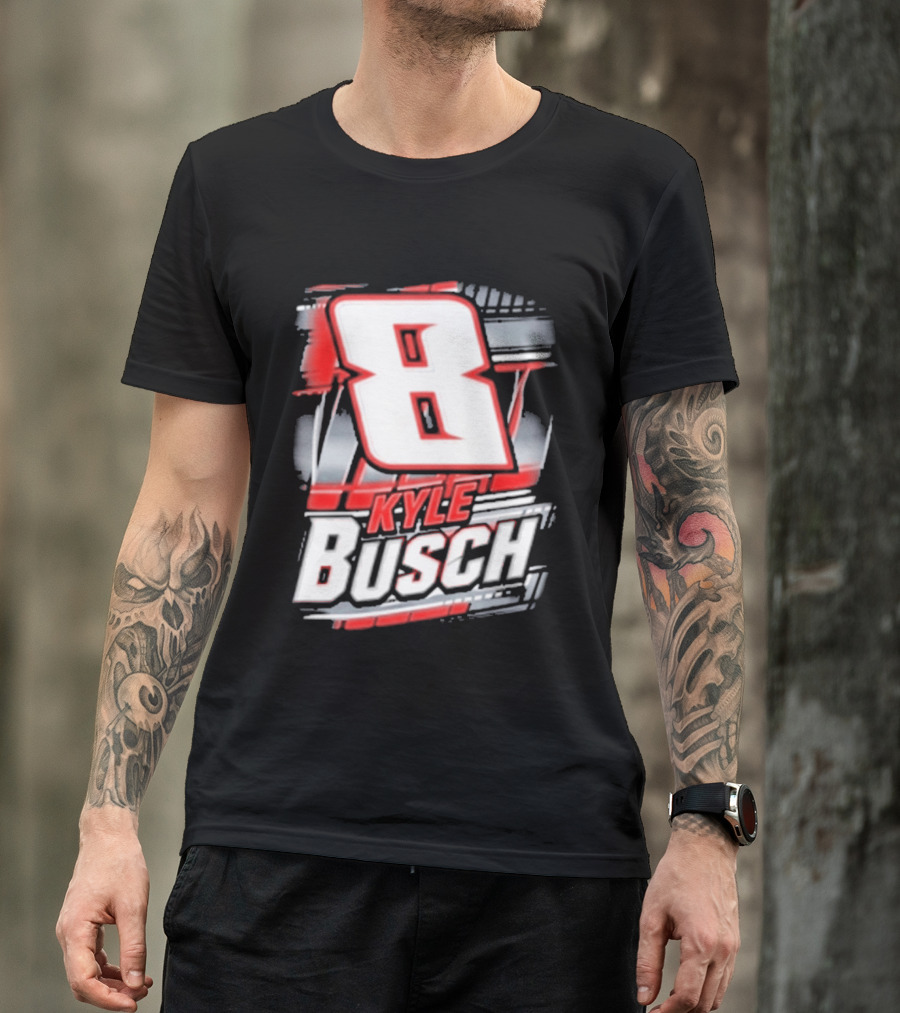 Kyle Busch Number 8 Racing NASCAR Fan T-Shirt