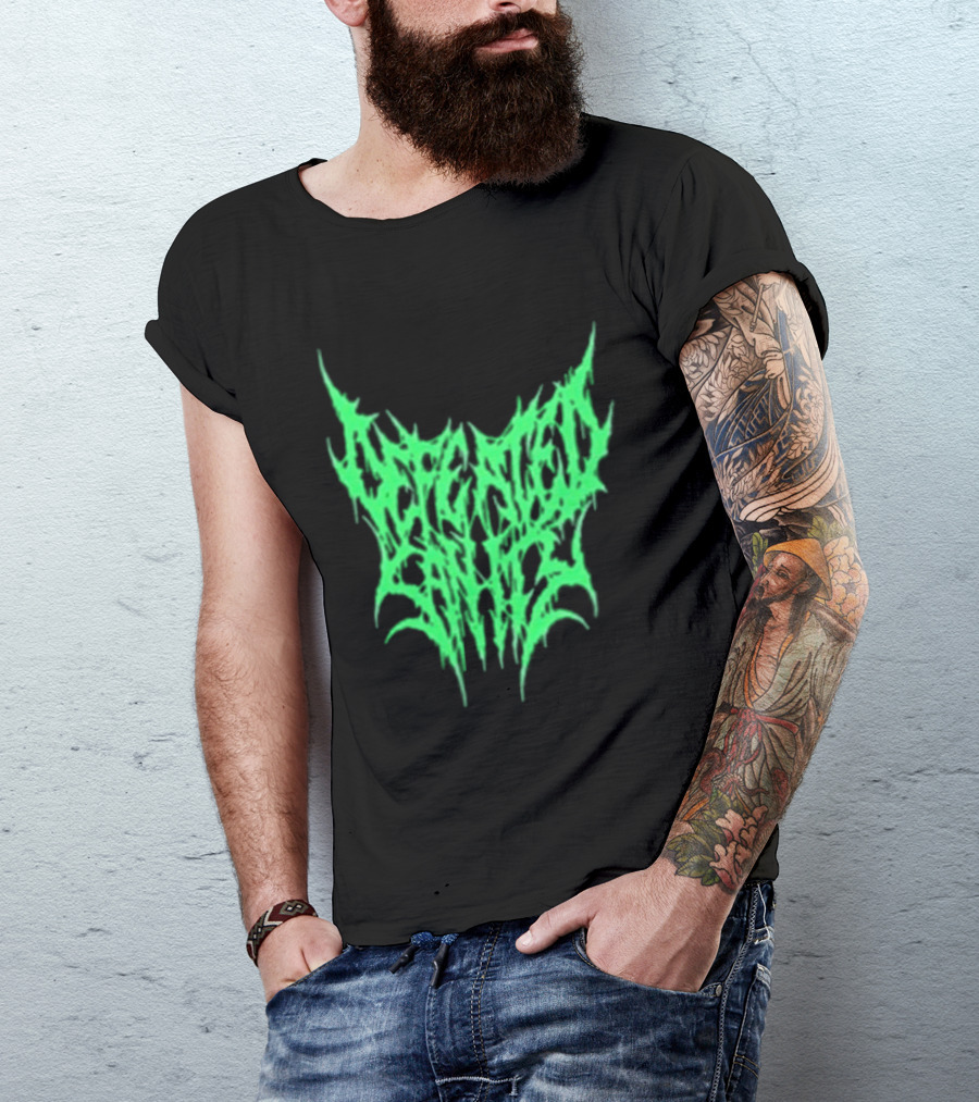 Reality Fade Defeated Sanity Electric Green Dripping T-Shirt
