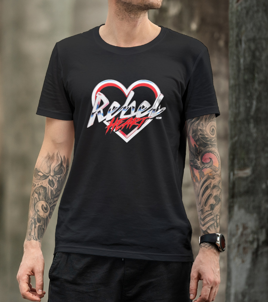 Rebel Heart AEW Jamie Hayter Wrestling T-Shirt