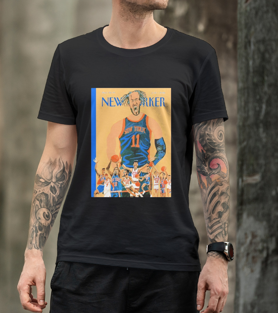 Kings Of New York Jalen Brunson New York Knicks New Yorker Issue Jan 1 2024 Basketball Players T-Shirt
