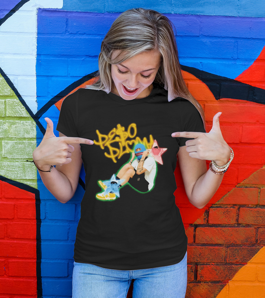 Peso Pluma Zero Love Balaclava Stars P Hundred T-Shirt