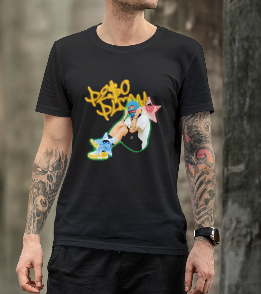 Peso Pluma Zero Love Balaclava Stars P Hundred T-Shirt
