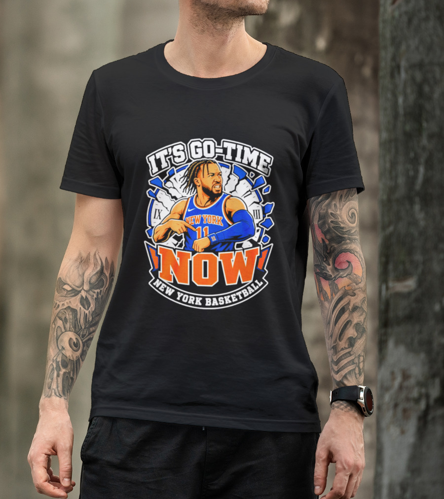 New York Basketball Jalen Brunson It's Go Time Now T-Shirt