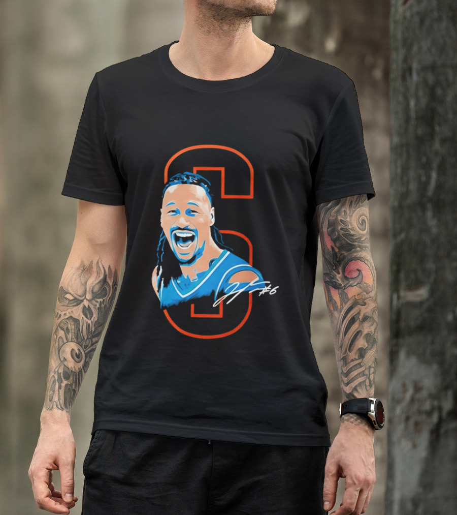 Jaylin Williams OKC Thunder #6 Cartoon T-Shirt
