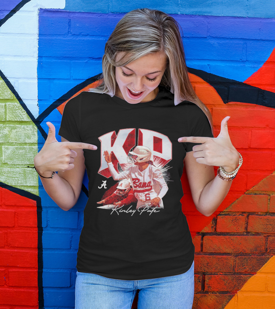 KP Alabama Bama Softball Kinley Pate NCAA Player T-Shirt