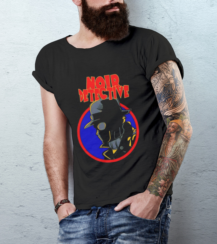 Noir Detective Private Investigator Mystery Solver T-Shirt