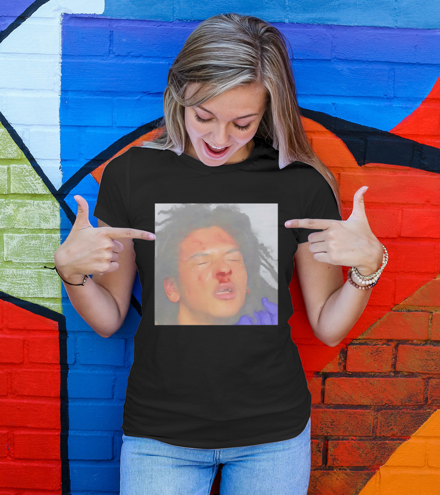 John Doe Unknown Player Generic Team Bloody Face T-Shirt