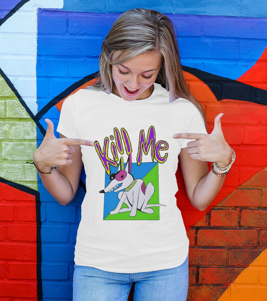 Kill Me Spuds MacKenzie Dog 1980s Pop Culture T-Shirt