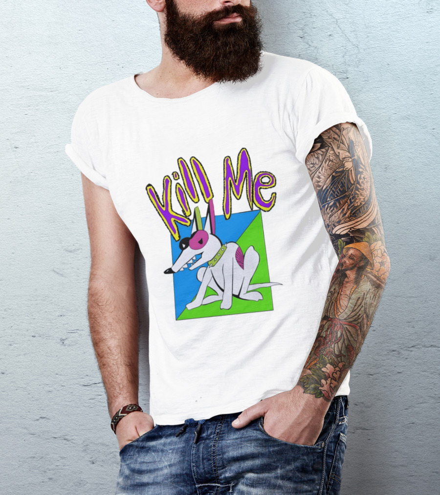 Kill Me Spuds MacKenzie Dog 1980s Pop Culture T-Shirt