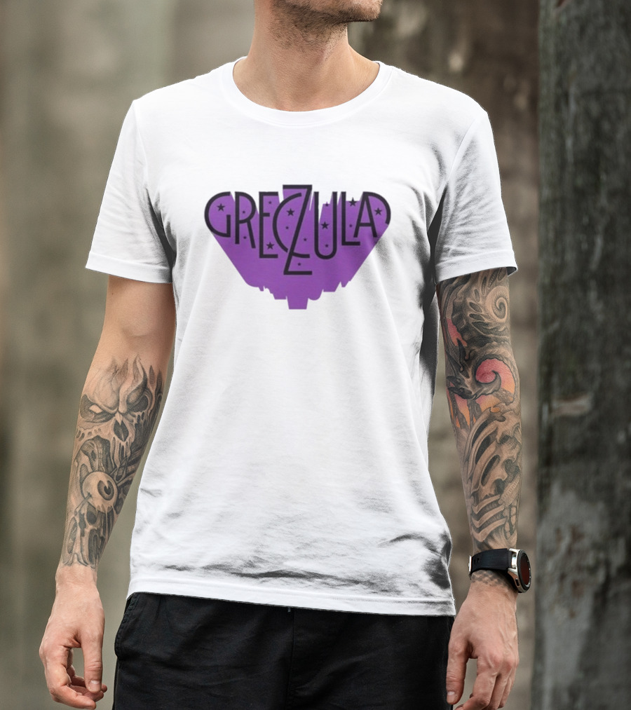 Greczula Starry Purple Tour 2026 Font T-Shirt
