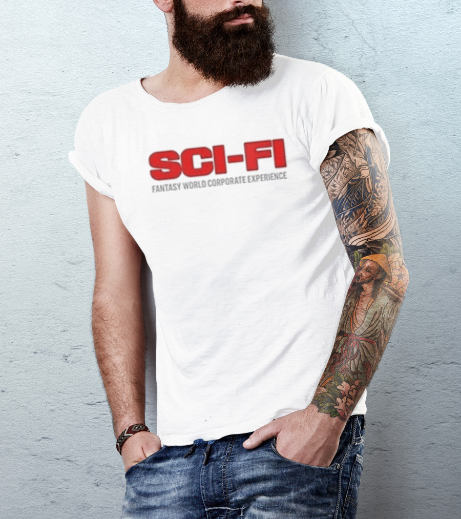 Sci Fi Fantasy World Corporate Experience T-Shirt