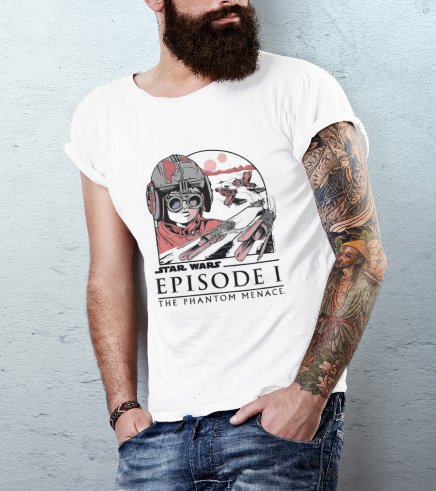 Star Wars Episode I The Phantom Menace Podrace Scene T-Shirt