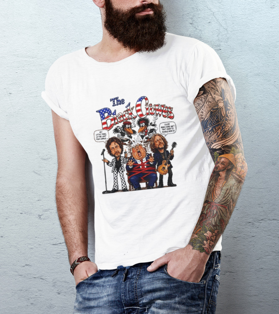 The Black Crowes Dump On Trump Political Commentary Band T-Shirt