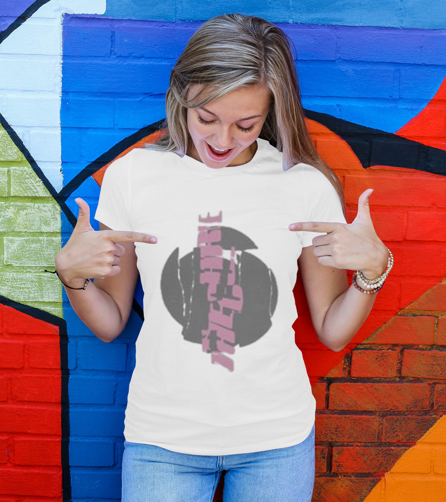 The Cure Vertical Festival Summer 2026 Black And Pink T-Shirt