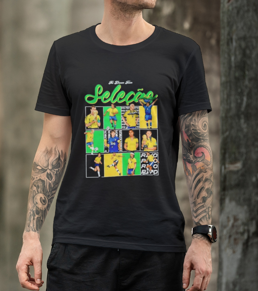 Selecao Brasil Football Legends Soccer Dream Team Series T-Shirt