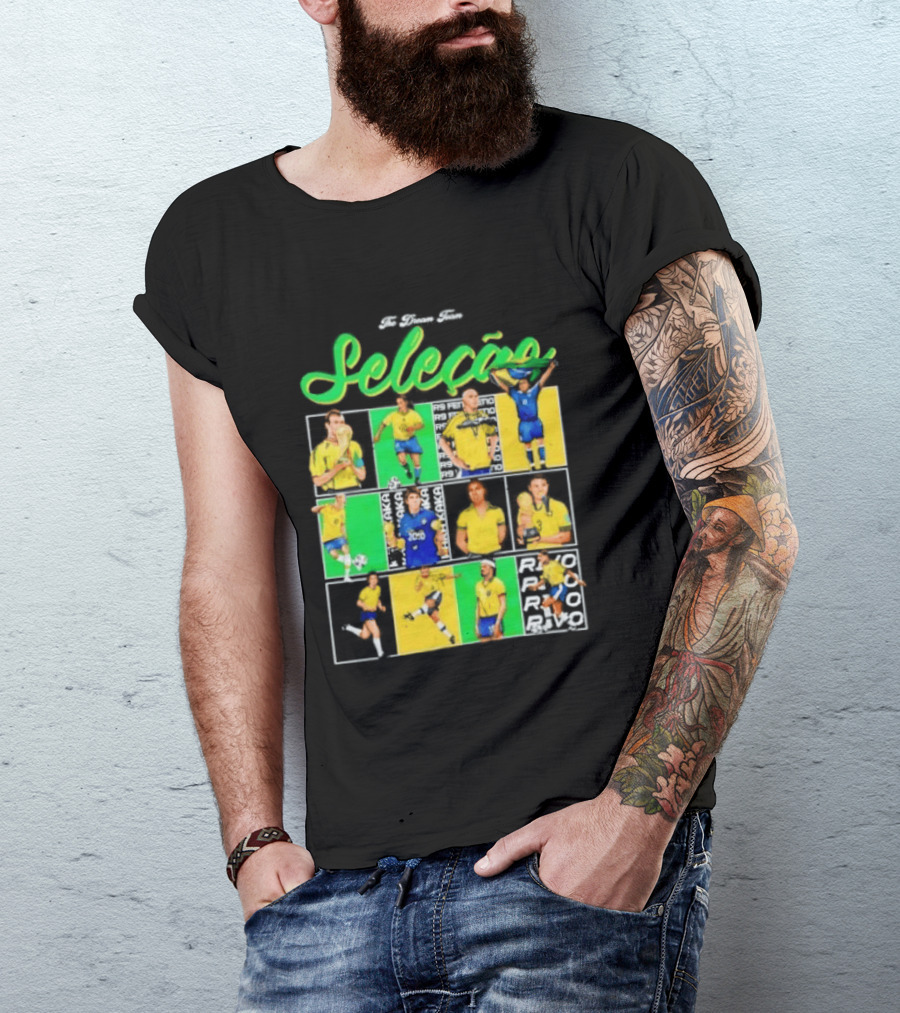 Selecao Brasil Football Legends Soccer Dream Team Series T-Shirt