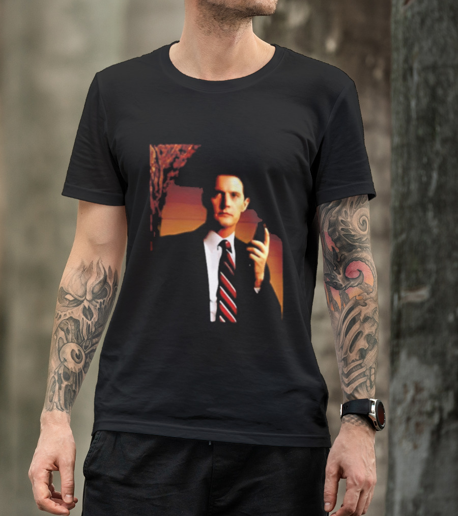 Dale Cooper Twin Peaks Iconic Red Room Aesthetic T-Shirt