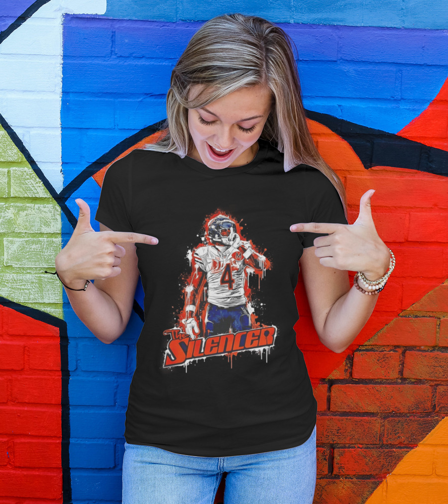 The Silencer D'Andre Swift Chicago Bears Football 2026 Official Merchandise T-Shirt