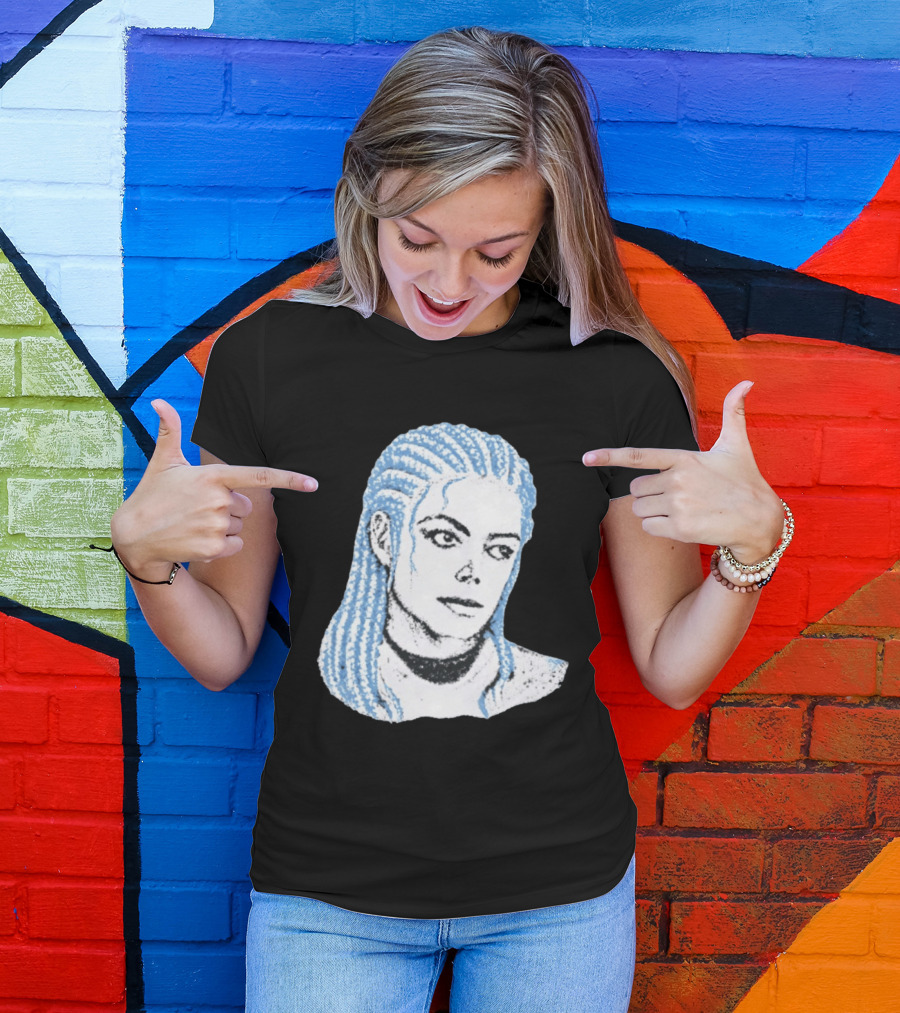 Iceman And MJ Braided Style Fusion T-Shirt