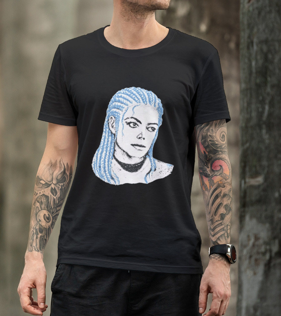 Iceman And MJ Braided Style Fusion T-Shirt