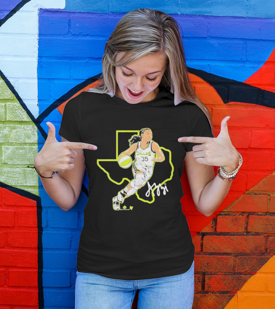 Azzi Fudd Dallas Basketball Star Texas T-Shirt