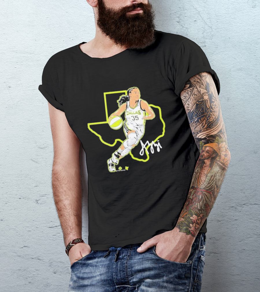 Azzi Fudd Dallas Basketball Star Texas T-Shirt