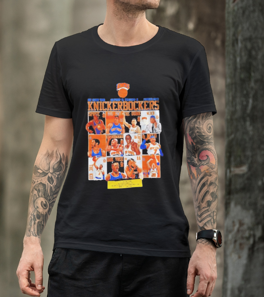 New York Knicks Knickerbockers Basketball Legends Spree Melo Run MSG Series T-Shirt