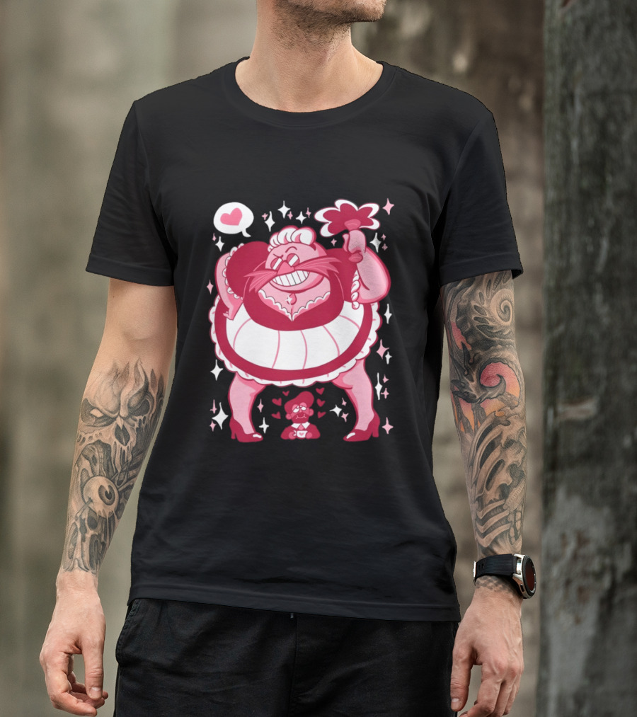 Eggman The Egg Maid Meme Sparkles And Hearts T-Shirt