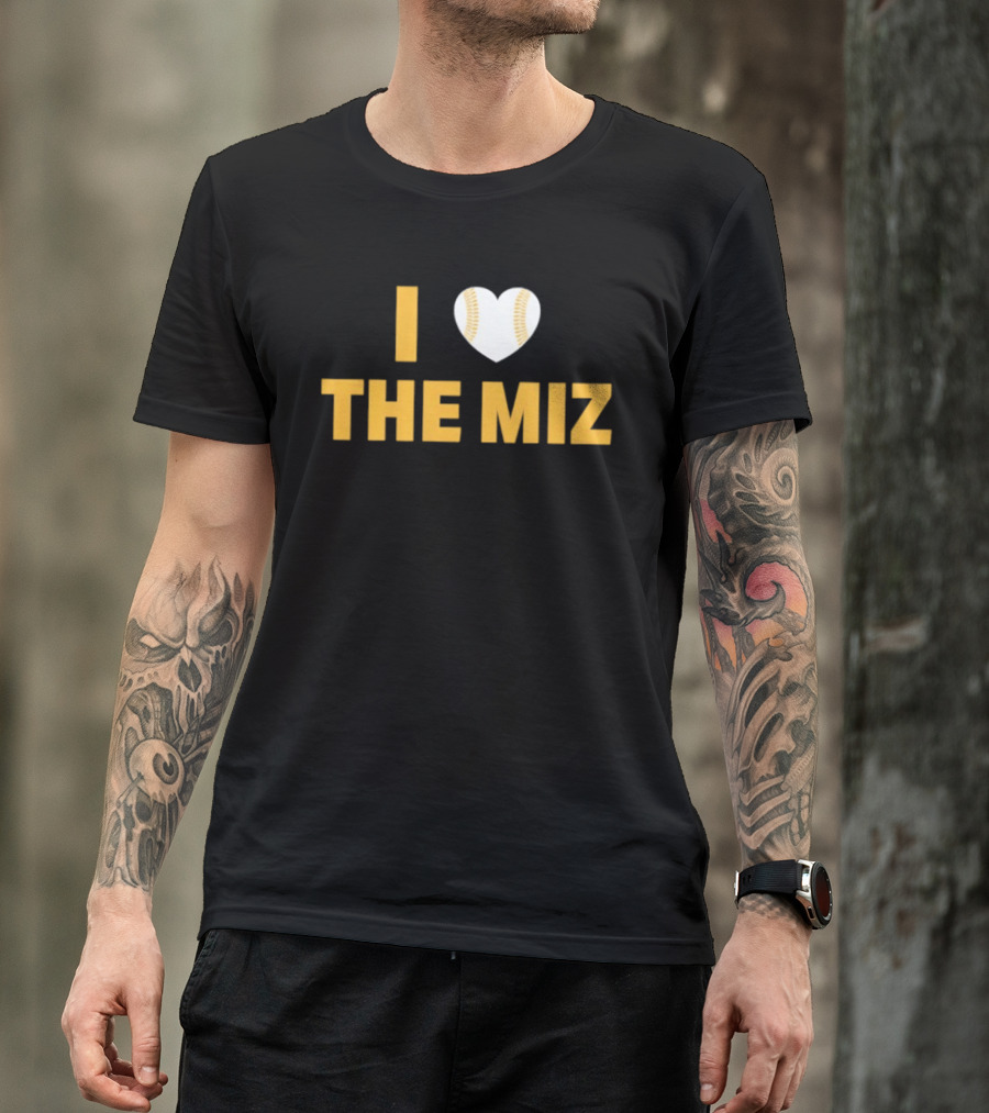 I Heart The Miz Baseball Jacob Misiorowski Milwaukee T-Shirt