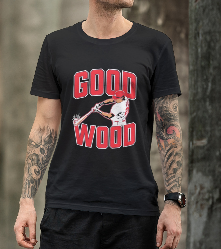 Washington Baseball James Wood Good Wood Slugger Swing T-Shirt