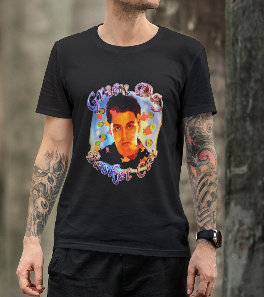 Green Day Basket Case Billie Joe Armstrong Colorful T-Shirt