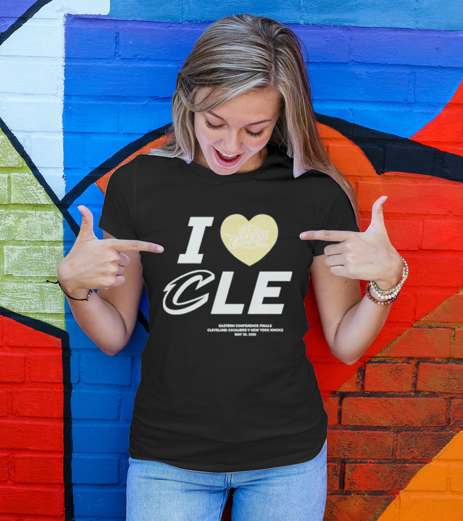 I Love CLE Cleveland Cavaliers Game 4 2026 T-Shirt