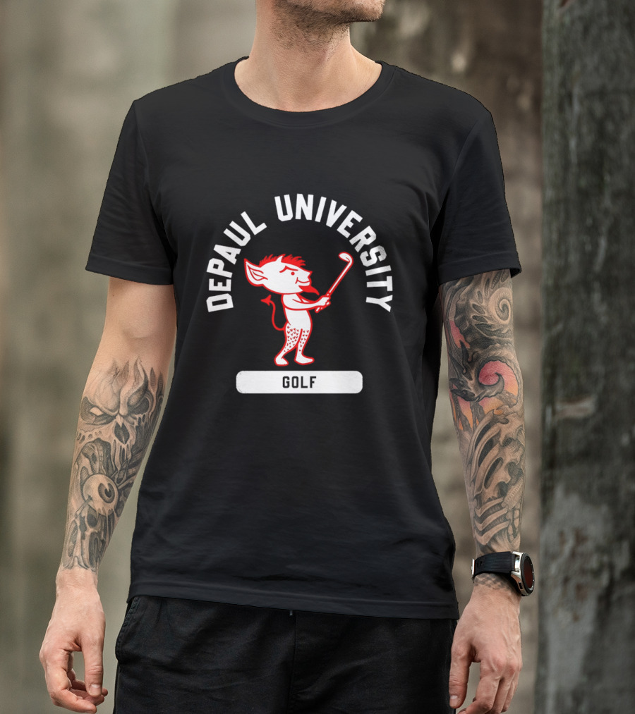 Depaul University Golf Demons Sports Team T-Shirt