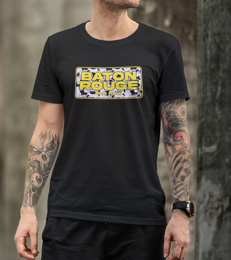 LSU Tigers Baton Rouge Old Row Camouflage T-Shirt