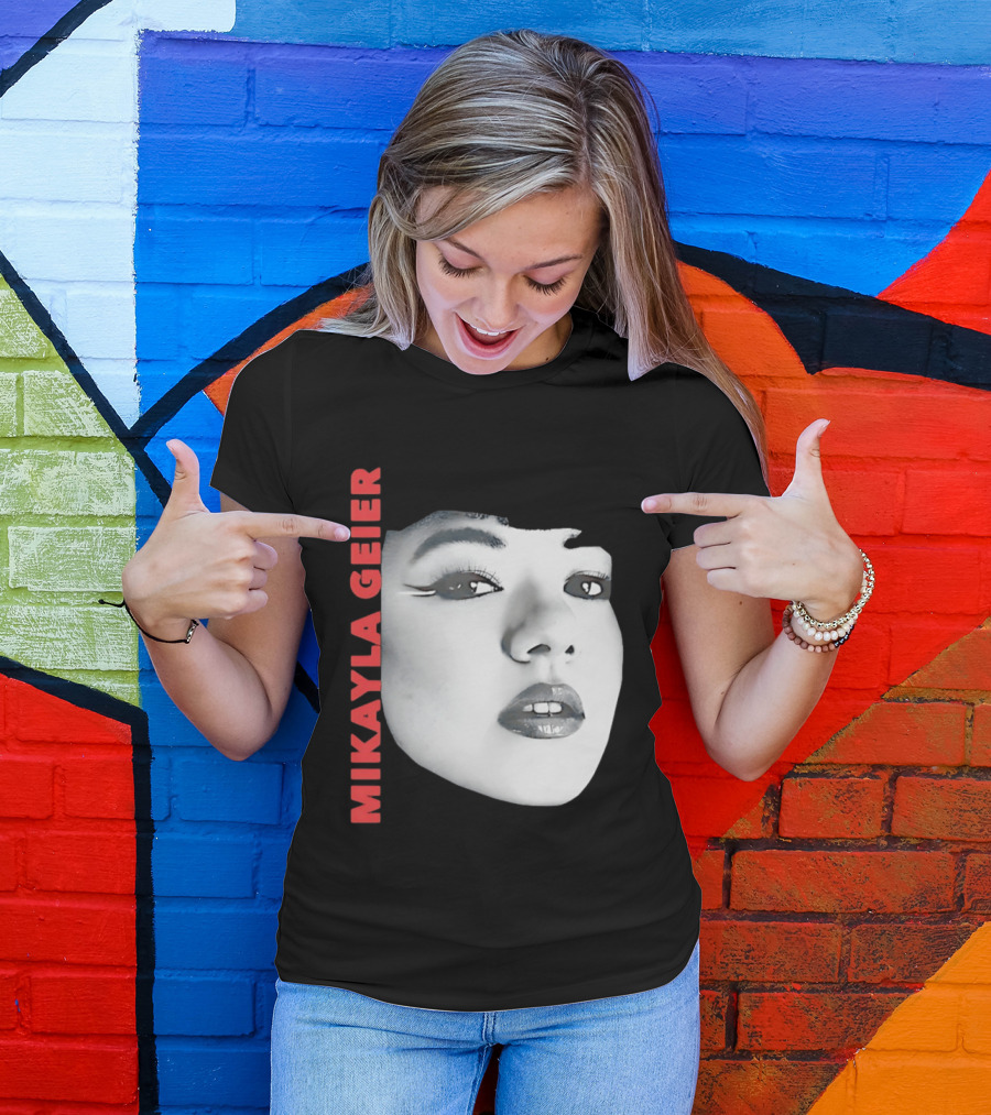 Mikayla Geier UK Tour Bold Monochrome T-Shirt
