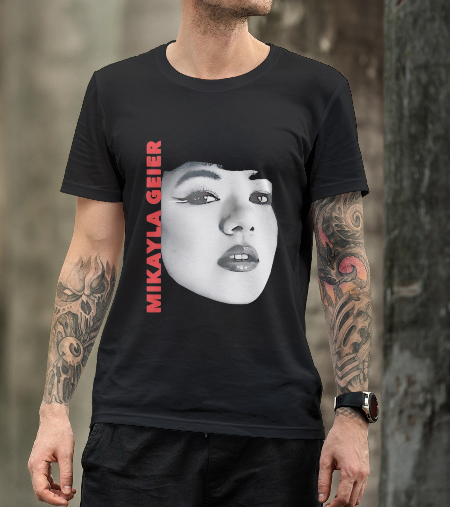 Mikayla Geier UK Tour Bold Monochrome T-Shirt