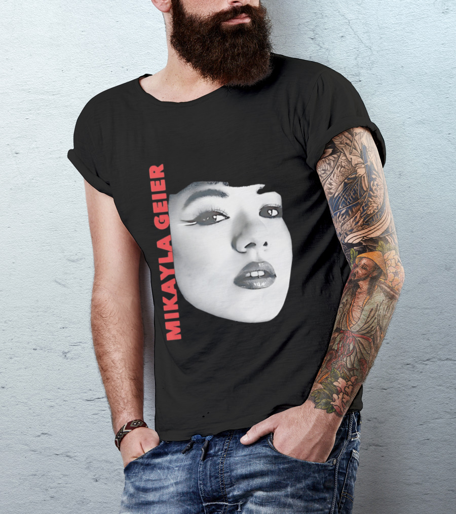 Mikayla Geier UK Tour Bold Monochrome T-Shirt