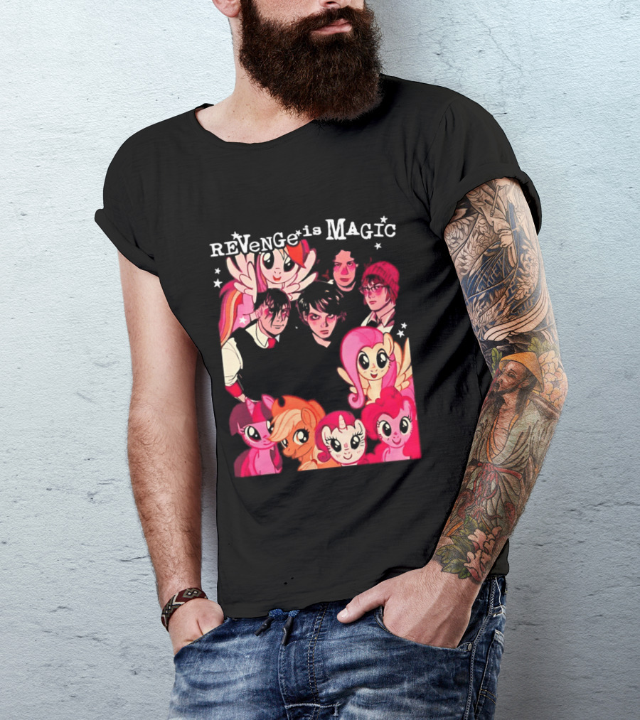 My Chemical Romance My Little Pony Revenge Is Magic Crossover Mashup T-Shirt